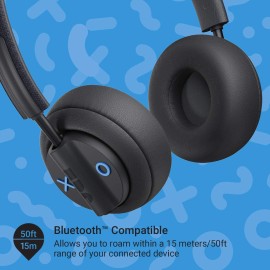 JAM Out There - Headphones with mic - on-ear - Bluetooth - wireless