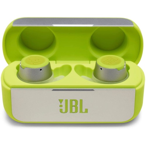 JBL REFLECT FLOW - True Wireless Earbuds, bluetooth sport headphones with microphone, Waterproof, up to 30 hours battery, charging case and quick charge (Green)