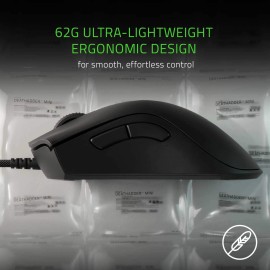 Razer DeathAdder v2 Mini Gaming Mouse: 8500K DPI Optical Sensor - 62g Lightweight Design - Chroma RGB Lighting - 6 Programmable Buttons - Anti-Slip Grip Tape Included
