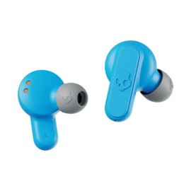 Dime® True Wireless In-Ear Earbuds with Microphones (Light Gray/Blue)