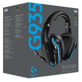 Logitech G935 Gaming Headset Headset - 7.1 channel - full size - 2.4 GHz 981-000742