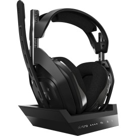 Astro Gaming - A50 + Base Station RF Wireless Over-the-Ear Headphones for Xbox Series X|S, Xbox One, PC, and Mac - Black