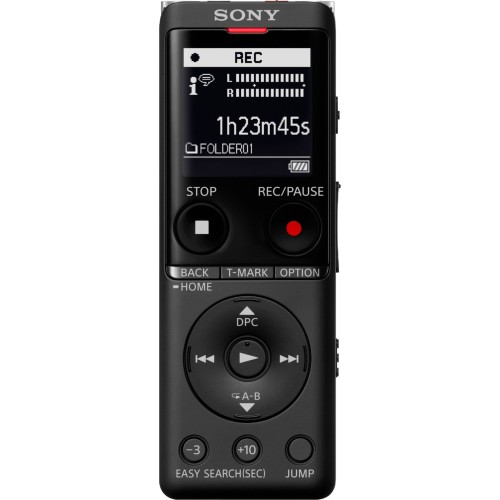 Sony - UX Series Digital Voice Recorder - Black