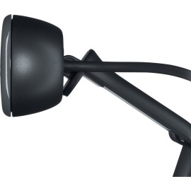 Logitech - C505 720p Webcam with Long-Range Mic - Black