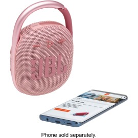 JBL - CLIP4 Portable Bluetooth Speaker - Pink