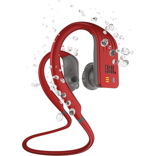JBL Endurance Dive Waterproof Wireless In-Ear Sports Headphones with Built-in Mp3 Player (Red)