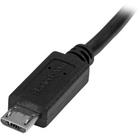 StarTech0.5m 20in Micro-USB Extension Cable - M/F - Micro USB Male to Micro USB Female Cable