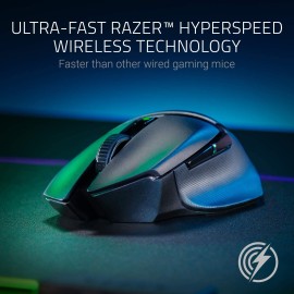 Razer Basilisk X HyperSpeed - Mouse - right-handed - optical - 6 buttons - wireless - Bluetooth, 2.4 GHz - black