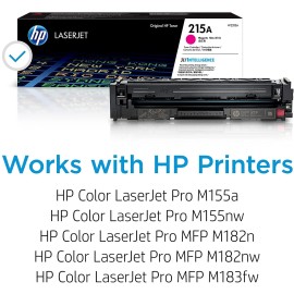 Original HP 215A Magenta Toner Cartridge | Works with HP Color LaserJet Pro M155, HP Color LaserJet Pro MFP M182, M183 Series | W2313A