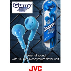 JVC HAF160A Gumy Earbuds Blue