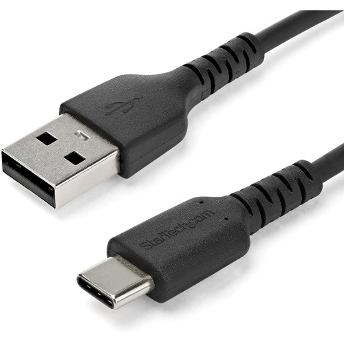 StarTech 2m USB A to USB C Charging Cable, Durable Fast Charge & Sync USB 2.0 to USB Type C Data Cord