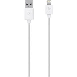 Belkin Apple Certified MIXIT Lightning to USB Cable, 6.6 Feet / 2 Meters (White)