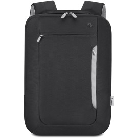 Belkin Slim Polyester Backpack for Laptops and Notebooks up to 15.4'' (Black / Light Gray)