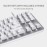 BlackWidow Lite Mechanical Tenkeyless Keyboard: Orange Key Switches - Tactile & Silent - White Individual Key Lighting - Compact Design - Detachable Cable - Mercury White