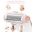 Brori Electric Razor for Women Bikini Trimmer Painless Lady Electric Shaver Wet and Dry Pubic Hairs Removal Trimmer for Leg Underarm Arm Rechargeable Cordless with LED Light