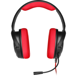 CORSAIR Gaming HS35 9011198- Headset - full size - wired - 3.5 mm jack - red
