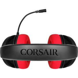 CORSAIR Gaming HS35 9011198- Headset - full size - wired - 3.5 mm jack - red