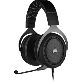 CORSAIR Gaming HS60 PRO SURROUND 9011213- Headset - full size - wired - USB, 3.5 mm jack - carbon