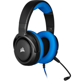 Corsair HS35 Wired Stereo Gaming Headset w/Microphone - Blue