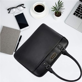 EDODAY 15.6 Inch Computer Bags Women Shoulder Laptop Case Work Bags for Women,BlackEDODAY 15.6 Inch Computer Bags Women Shoulder Laptop Case Work Bags for Women