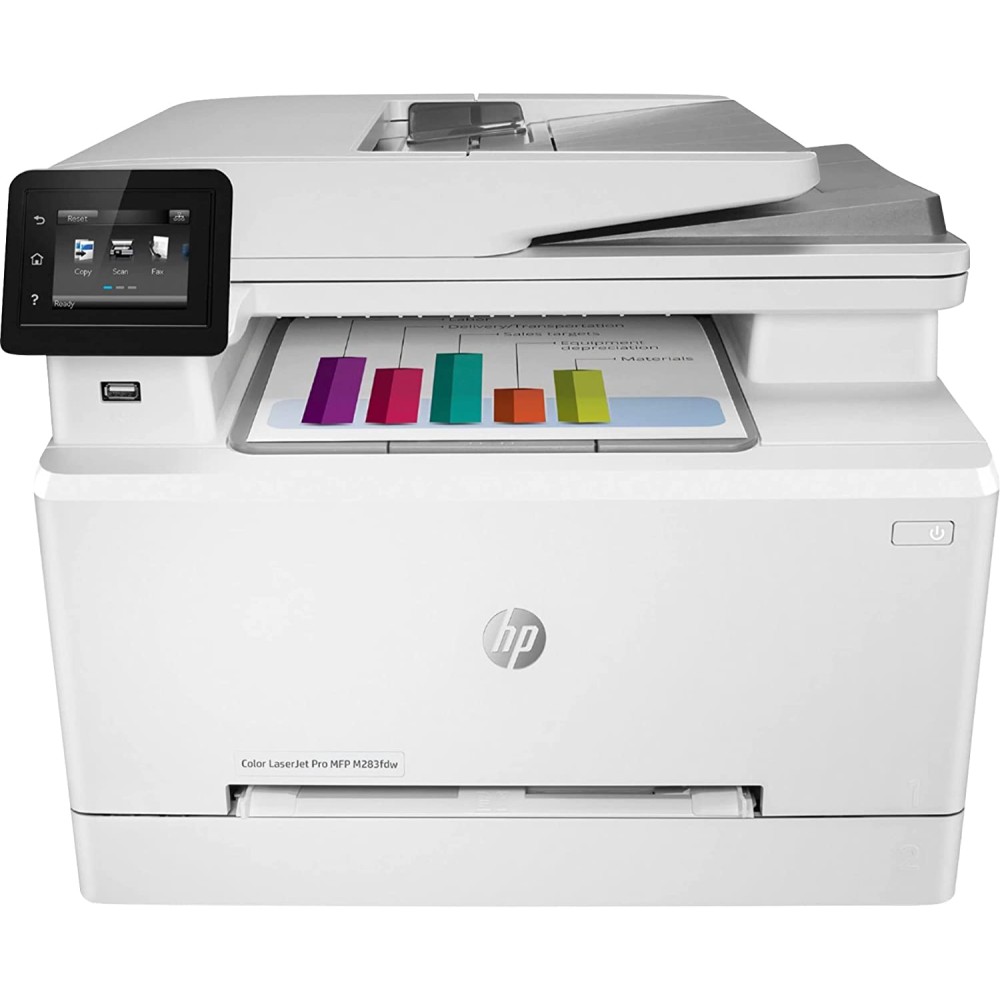 HP Color LaserJet Pro M283fdw Wireless All-in-One Laser Printer, Remote Mobile Print, Scan & Copy, Duplex Printing, Works with Alexa (7KW75A)