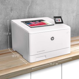 HP Color LaserJet Pro M454dw Printer color Duplex laser A4/Legal 38400 x 600 dpi up to 27 ppm (mono) / up to 27 ppm (color) capacity: 300 sheets USB 2.0, Gigabit LAN, Wi-Fi(n), USB host