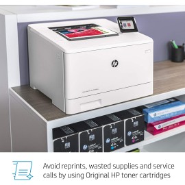 HP Color LaserJet Pro M454dw Printer color Duplex laser A4/Legal 38400 x 600 dpi up to 27 ppm (mono) / up to 27 ppm (color) capacity: 300 sheets USB 2.0, Gigabit LAN, Wi-Fi(n), USB host