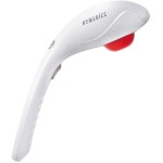HoMedics, Cordless Percussion Body Massager with Soothing Heat, Lightweight, Handheld, Ergonomic with 2 Intensity Settings and Rechargeable Battery