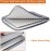 KINGSLONG 15 15.6 Inch Laptop Sleeve Case Bag Fits 16 Inch 2021 Apple MacBook Pro Slim Lightweight Computer Notebook Ultrabooks Carrying Case Cover Acer Asus Dell Lenovo HP Toshiba, Gray