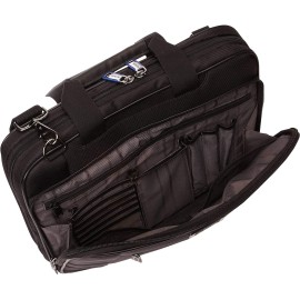 Kenneth Cole Reaction Keystone Checkpoint Friendly 15" Laptop & Tablet Business, School, Travel Bag, Black, Laptop Case