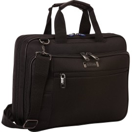 Kenneth Cole Reaction Keystone Checkpoint Friendly 15" Laptop & Tablet Business, School, Travel Bag, Black, Laptop Case