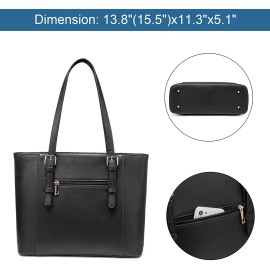 Laptop Bag for Women Large Office Handbags Briefcase Fits Up to 15.6 inch