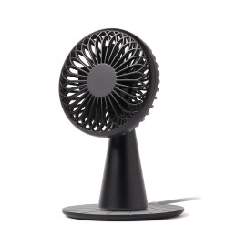 Lexon Wino Portable Rechargeable Mini Fan (Black)