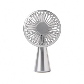 Lexon Wino Portable Rechargeable Mini Fan (Polished Aluminum)