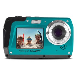 Minolta 48.0-Megapixel Waterproof Digital Camera (Blue)