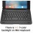 ONHI Wireless Keyboard Case for iPad Mini 5 / Mini 4 Keyboard Case Plastic Alloy Shell Smart Folio Case Auto Sleep/Wake, Silent Typing