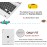 ONHI Wireless Keyboard Case for iPad Mini 5 / Mini 4 Keyboard Case Plastic Alloy Shell Smart Folio Case Auto Sleep/Wake, Silent Typing