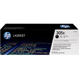 Original HP 305X Black High-yield Toner Cartridge | Works with HP LaserJet Pro 300 M351, HP LaserJet Pro 300 MFP M375, HP LaserJet Pro 400 M451, HP LaserJet Pro 400 MFP M475 Series | CE410X