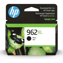 Original HP 962XL Black High-yield Ink Cartridge | Works with HP OfficeJet 9010 Series, HP OfficeJet Pro 9010, 9020 Series | Eligible for Instant Ink | 3JA03AN