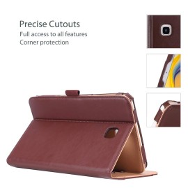 ProCase Folio Case for Galaxy Tab A 8.0" 2018 Verizon Sprint SM-T387, Stand Case Cover for Galaxy Tab A 8.0 4G LTE Verizon/Sprint/T-Mobile/AT&T 2018 Release