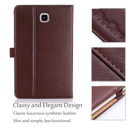 ProCase Folio Case for Galaxy Tab A 8.0" 2018 Verizon Sprint SM-T387, Stand Case Cover for Galaxy Tab A 8.0 4G LTE Verizon/Sprint/T-Mobile/AT&T 2018 Release