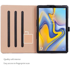 ProCase Folio Case for Galaxy Tab A 8.0" 2018 Verizon Sprint SM-T387, Stand Case Cover for Galaxy Tab A 8.0 4G LTE Verizon/Sprint/T-Mobile/AT&T 2018 Release -Black