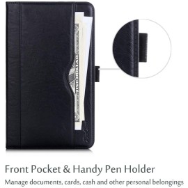 ProCase Folio Case for Galaxy Tab A 8.0" 2018 Verizon Sprint SM-T387, Stand Case Cover for Galaxy Tab A 8.0 4G LTE Verizon/Sprint/T-Mobile/AT&T 2018 Release -Black