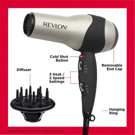REVLON 1875W Turbo Fast Dry Hair Dryer