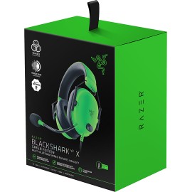 Razer BlackShark V2 X - Headset - full size - wired - 3.5 mm jack - noise isolating