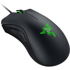 Razer DeathAdder Essential Gaming Mouse: 6400 DPI Optical Sensor - 5 Programmable Buttons - Mechanical Switches - Rubber Side Grips - Classic Black