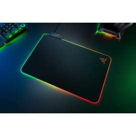 Razer Firefly V2 Micro Textured Gaming Mouse Mat with RGB Lighting Powered by Chroma