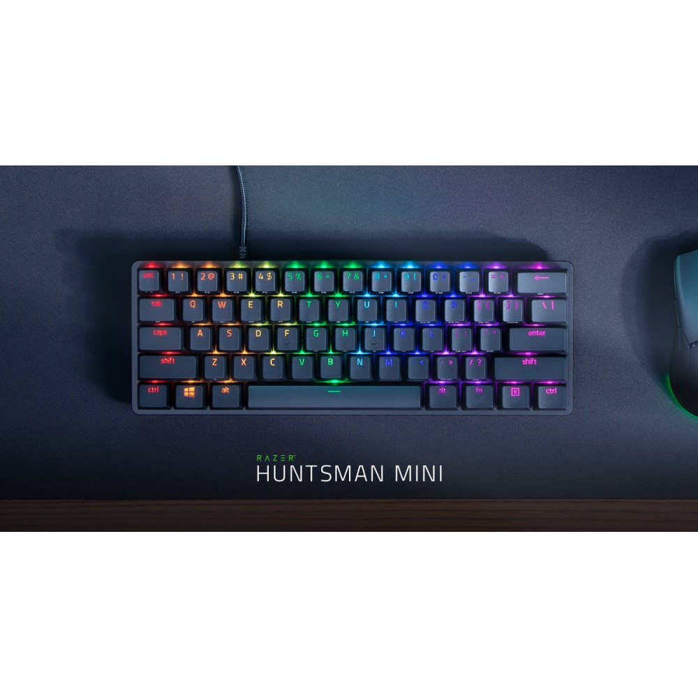 Razer Huntsman Mini - Clicky Optical Switch - US - Mercury