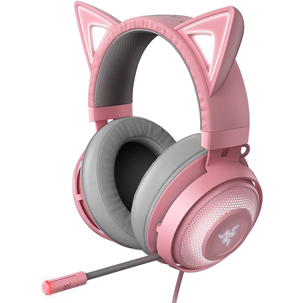 Razer Kitty Ears - Kitty ears for headset - quartz pink