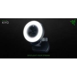 Razer Kiyo  Camera for Streaming with Ring Light Illumination